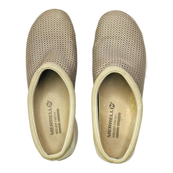 Merrell Encore Women's Slip On Mules Silver Birch Size 8 EUC - Picture 4 of 9